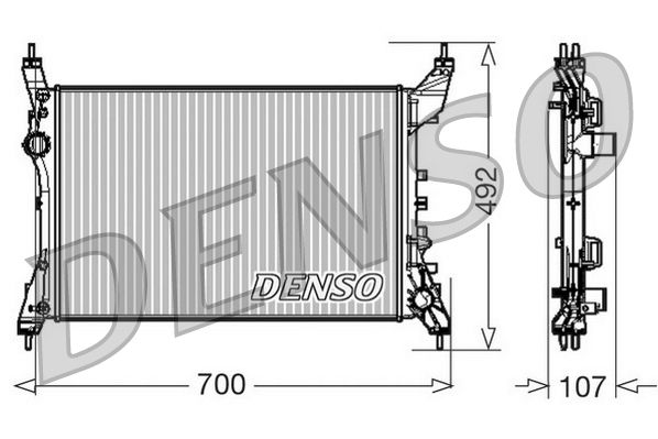 DENSO DRM09170 Radiator, engine cooling