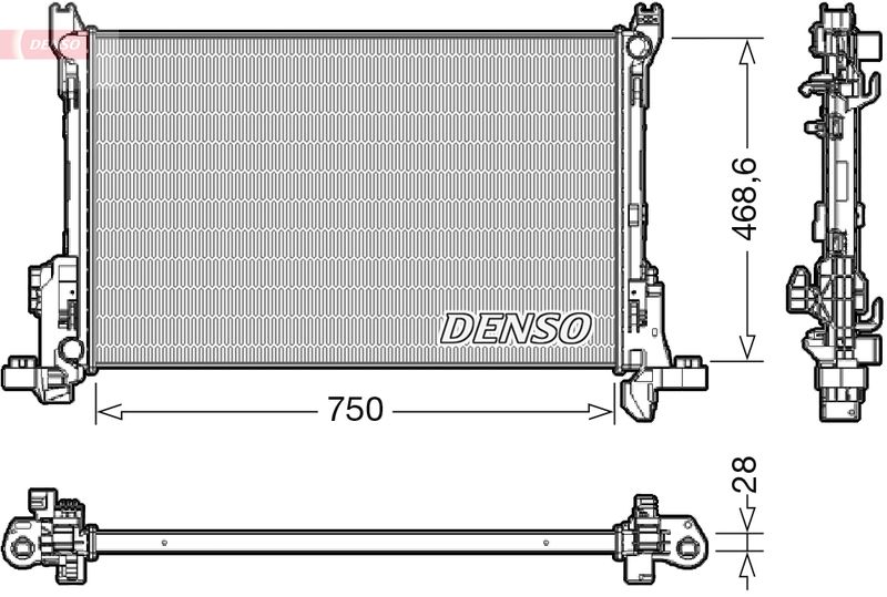 DENSO DRM09174 Radiator, engine cooling