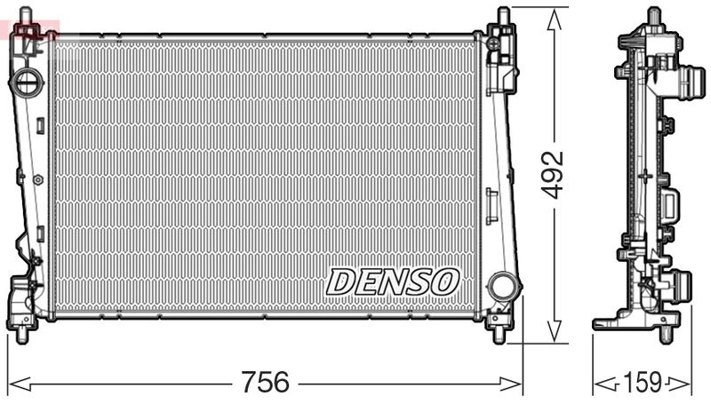 DENSO DRM09178 Radiator, engine cooling