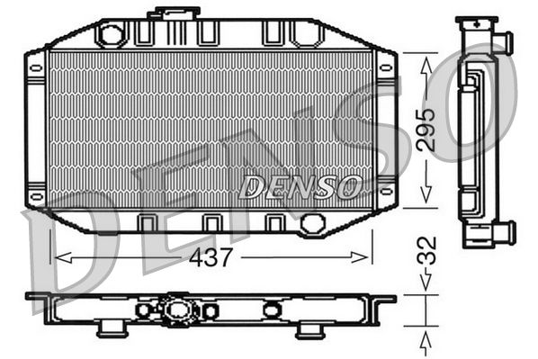 DENSO DRM10011 Radiator, engine cooling