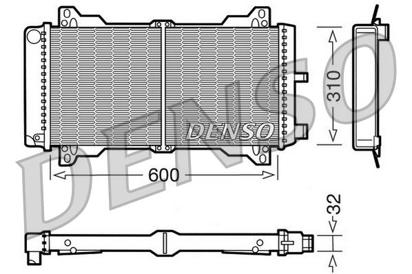 DENSO DRM10014 Radiator, engine cooling