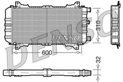 Radiator, engine cooling DENSO DRM10018
