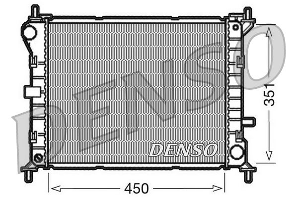 DENSO DRM10050 Radiator, engine cooling