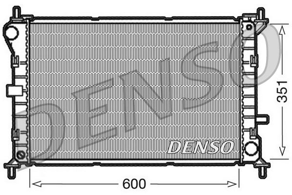 DENSO DRM10051 Radiator, engine cooling