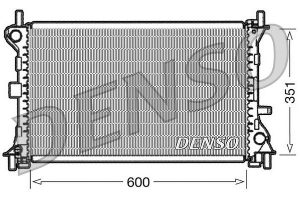 DENSO DRM10052 Radiator, engine cooling