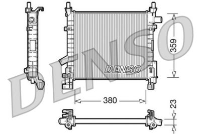 Radiator, engine cooling DENSO DRM10063