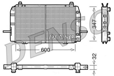 Radiator, engine cooling DENSO DRM10084