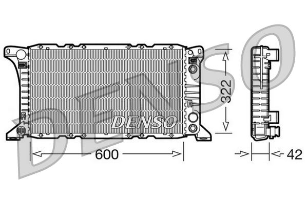DENSO DRM10092 Radiator, engine cooling