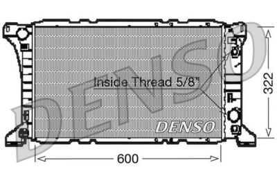 Radiator, engine cooling DENSO DRM10096