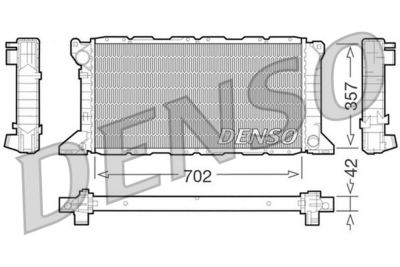 Radiator, engine cooling DENSO DRM10099
