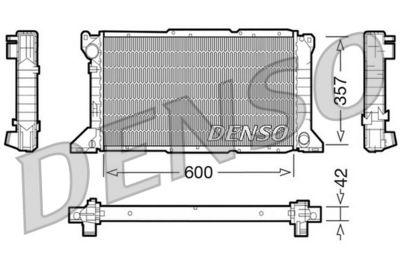 Radiator, engine cooling DENSO DRM10100