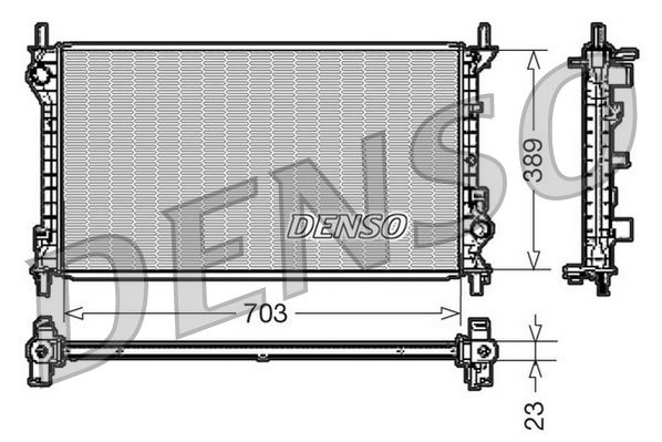 DENSO DRM10108 Radiator, engine cooling