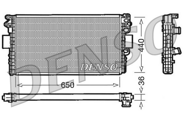 DENSO DRM12004 Radiator, engine cooling