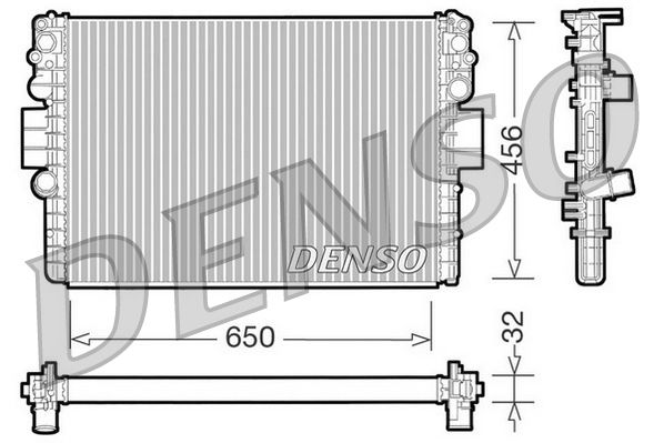 DENSO DRM12006 Radiator, engine cooling