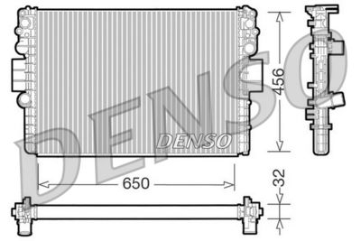 Radiator, engine cooling DENSO DRM12006