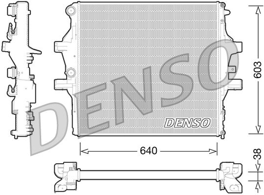 DENSO DRM12009 Radiator, engine cooling
