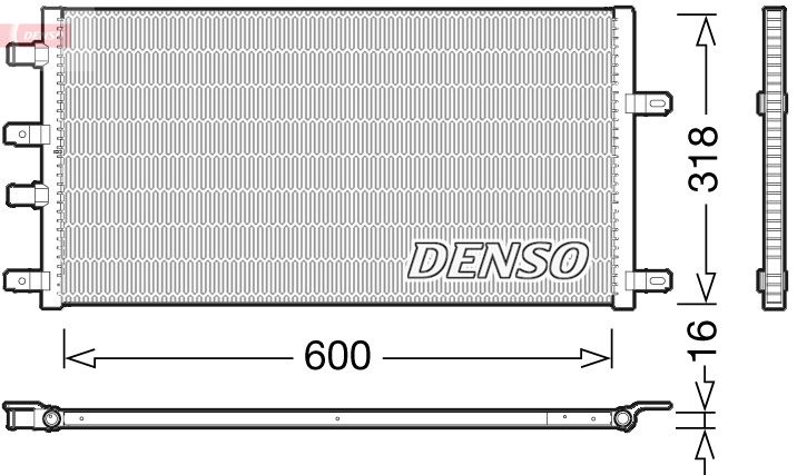 DENSO DRM12011 Radiator, engine cooling