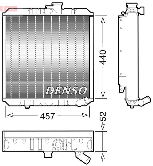 DENSO DRM14002 Radiator, engine cooling