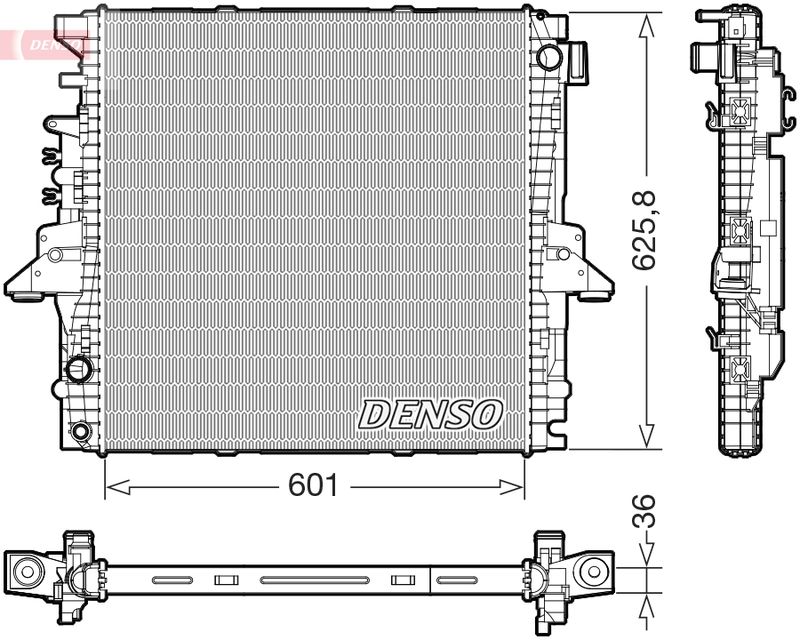 DENSO DRM14004 Radiator, engine cooling