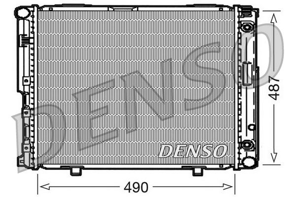 DENSO DRM17004 Radiator, engine cooling
