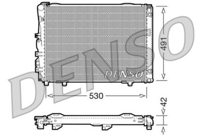 Radiator, engine cooling DENSO DRM17030