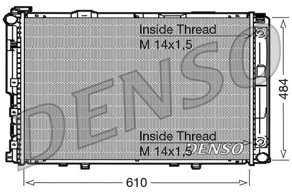 DENSO DRM17039 Radiator, engine cooling
