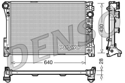 Radiator, engine cooling DENSO DRM17043