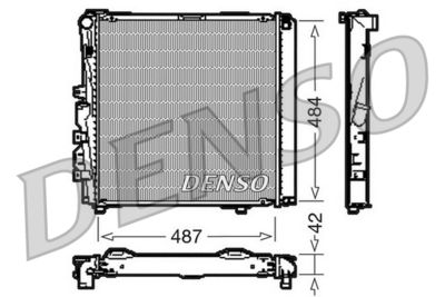 Radiator, engine cooling DENSO DRM17053