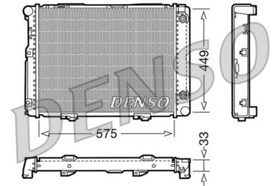 Radiator, engine cooling DENSO DRM17061