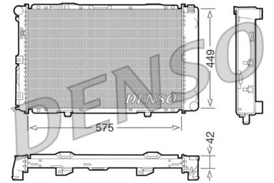 Radiator, engine cooling DENSO DRM17065