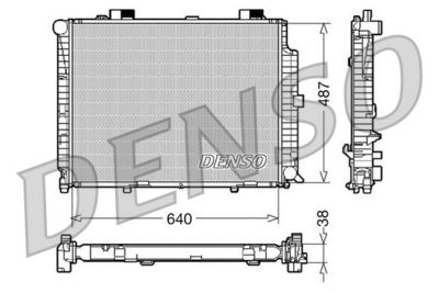 Radiator, engine cooling DENSO DRM17087