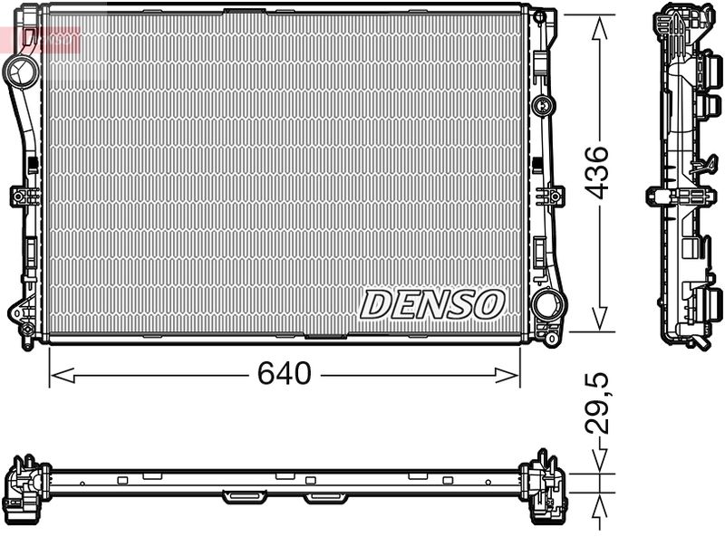 DENSO DRM17104 Radiator, engine cooling