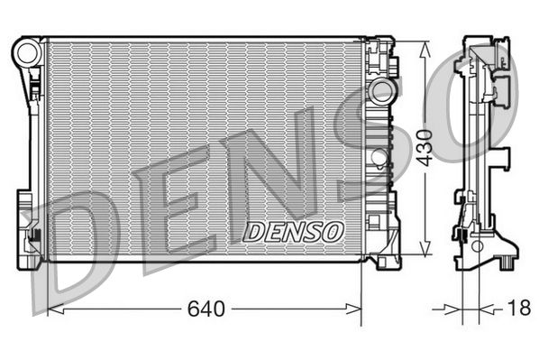 DENSO DRM17111 Radiator, engine cooling
