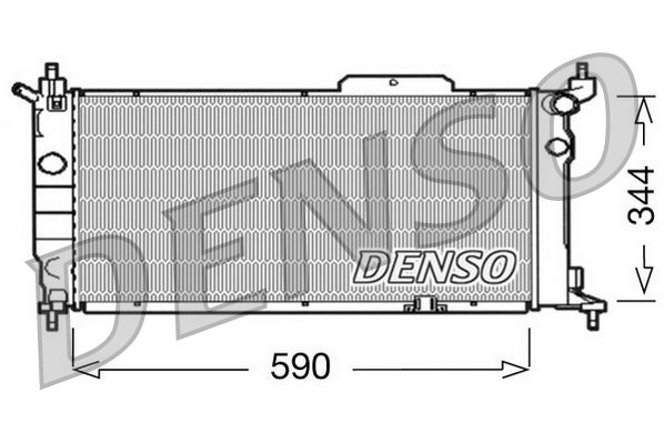 DENSO DRM20013 Radiator, engine cooling