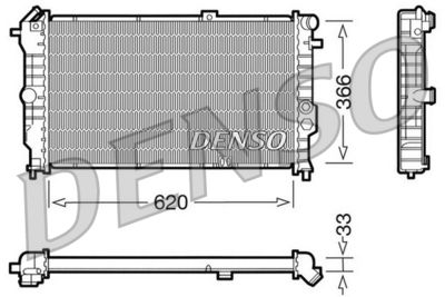 Radiator, engine cooling DENSO DRM20021