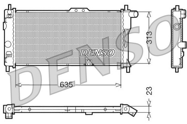 DENSO DRM20032 Radiator, engine cooling