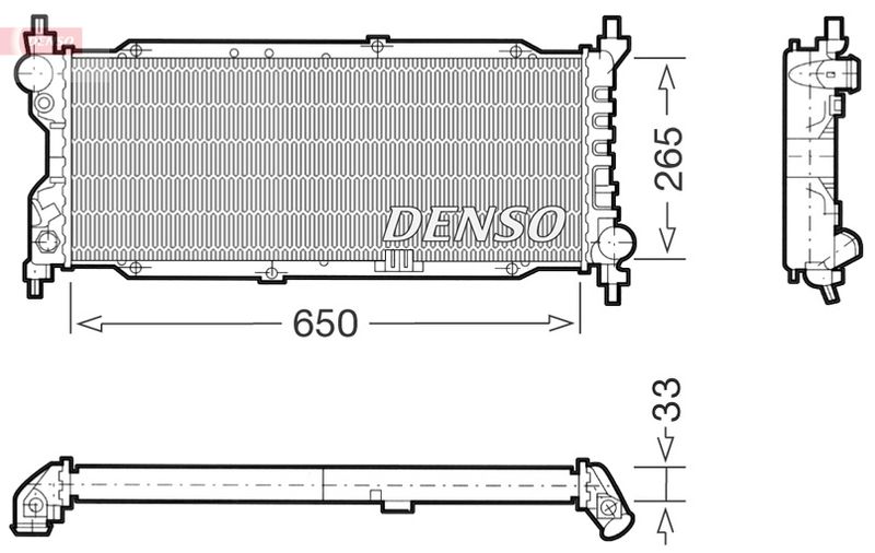 DENSO DRM20036 Radiator, engine cooling