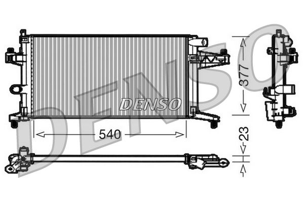 DENSO DRM20038 Radiator, engine cooling