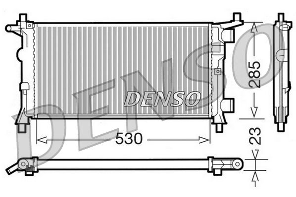 DENSO DRM20041 Radiator, engine cooling