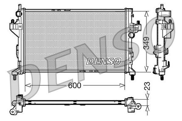 DENSO DRM20045 Radiator, engine cooling