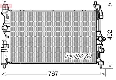 Radiator, engine cooling DENSO DRM20051