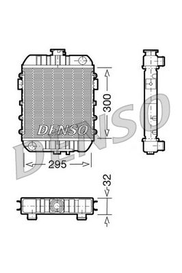 Radiator, engine cooling DENSO DRM20060