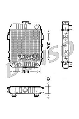 Radiator, engine cooling DENSO DRM20061