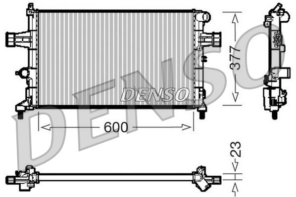 DENSO DRM20083 Radiator, engine cooling