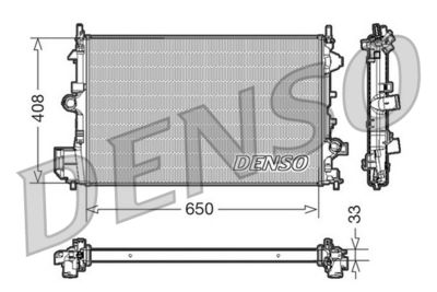 Radiator, engine cooling DENSO DRM20088