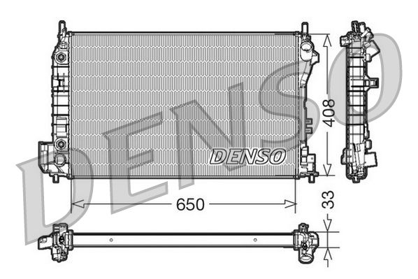 DENSO DRM20089 Radiator, engine cooling