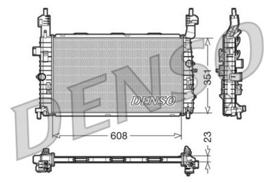 Radiator, engine cooling DENSO DRM20092