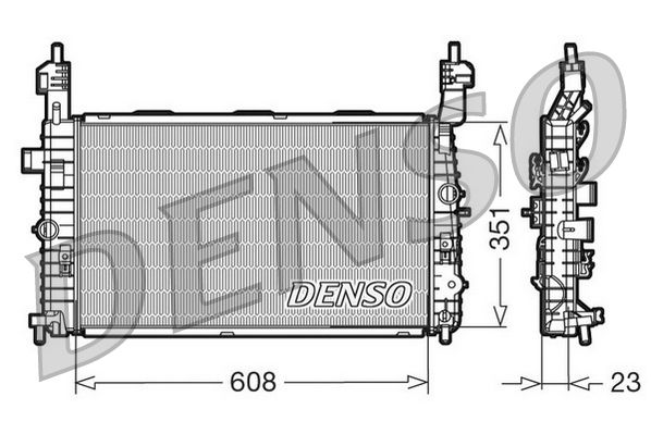 DENSO DRM20093 Radiator, engine cooling