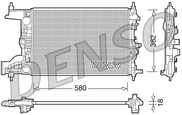 DENSO DRM20094 Radiator, engine cooling