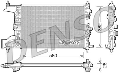 Radiator, engine cooling DENSO DRM20097
